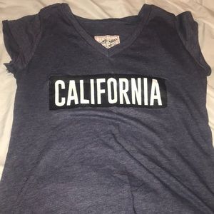BLUE CALIFORNIA SHORT SLEEVE SHIRT